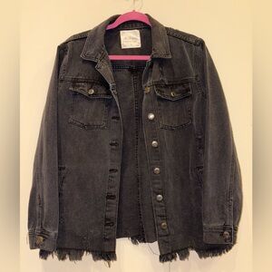 Black Altar’d State Jean Jacket, Size Small
